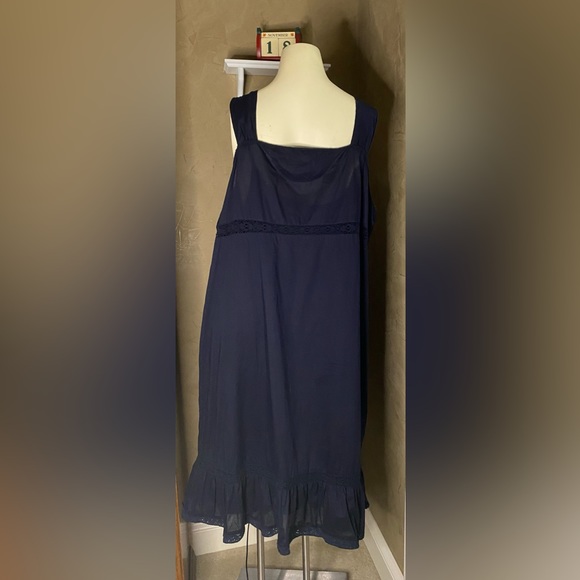 CONVERSE One Star Cotton Sundress Dress Sleeveless  Women’s size 2X - Picture 4 of 14